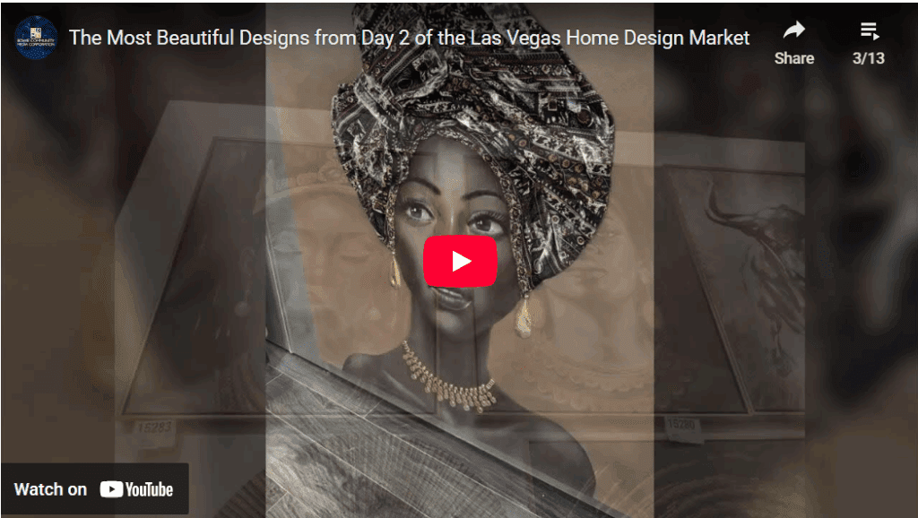 Decorative artwork featuring a woman in headwrap.